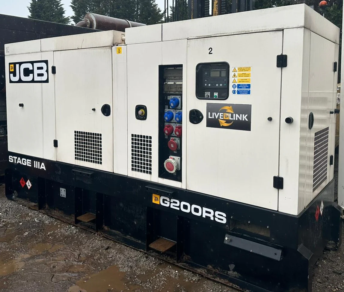 2019, G200RS JCB 220kva J Deere/Stamford