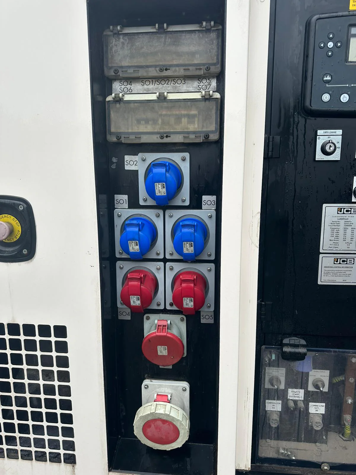 2019, G200RS JCB 220kva J Deere/Stamford - Image 4