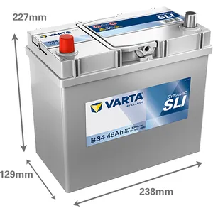 B34 Varta Dynamic SLI Car Battery 12V 45Ah (545158033) (049 057)