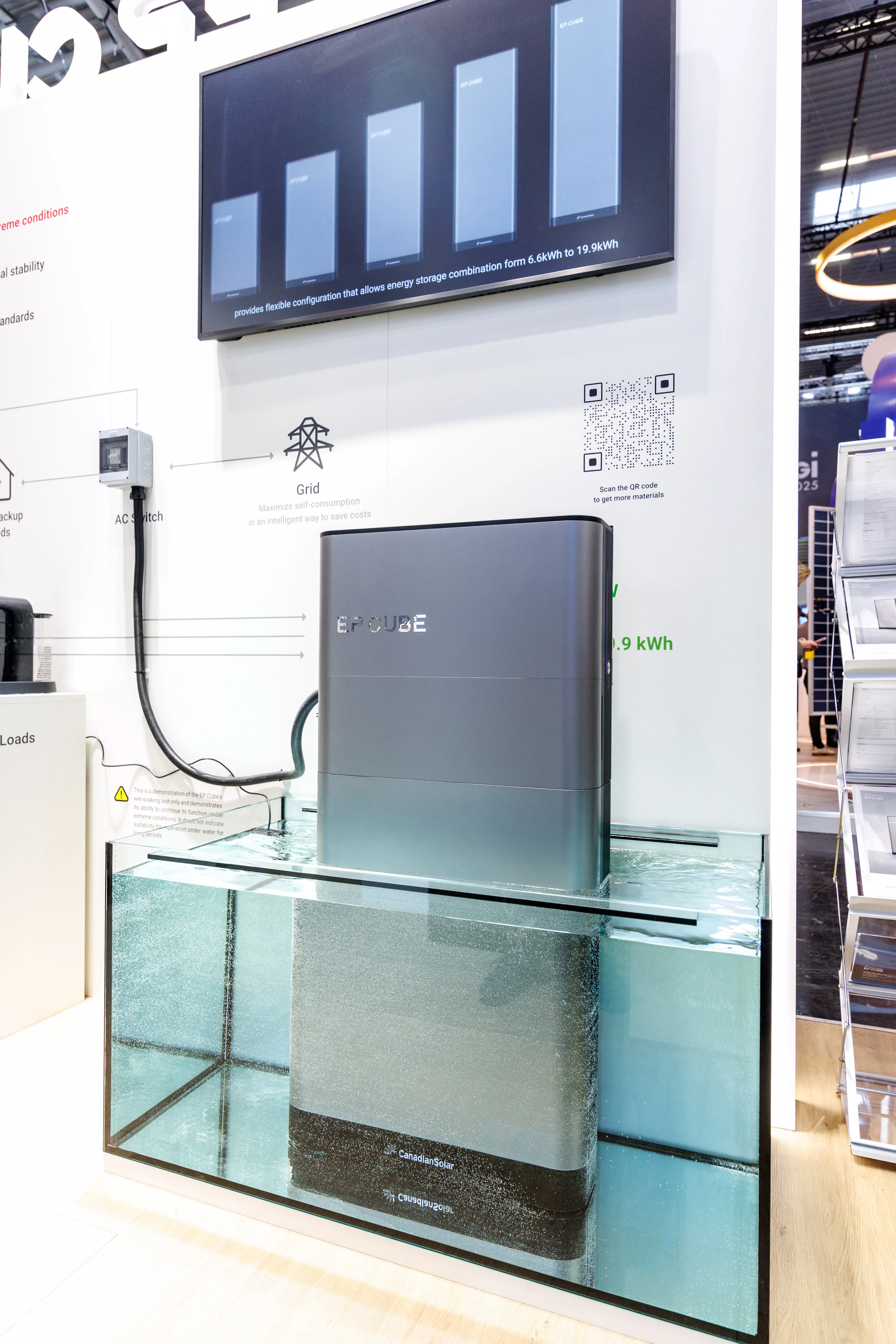 Canadian Solar EP Cube 7.6kW Single-Phase Hybrid Inverter + 10kWh storage system - Image 5