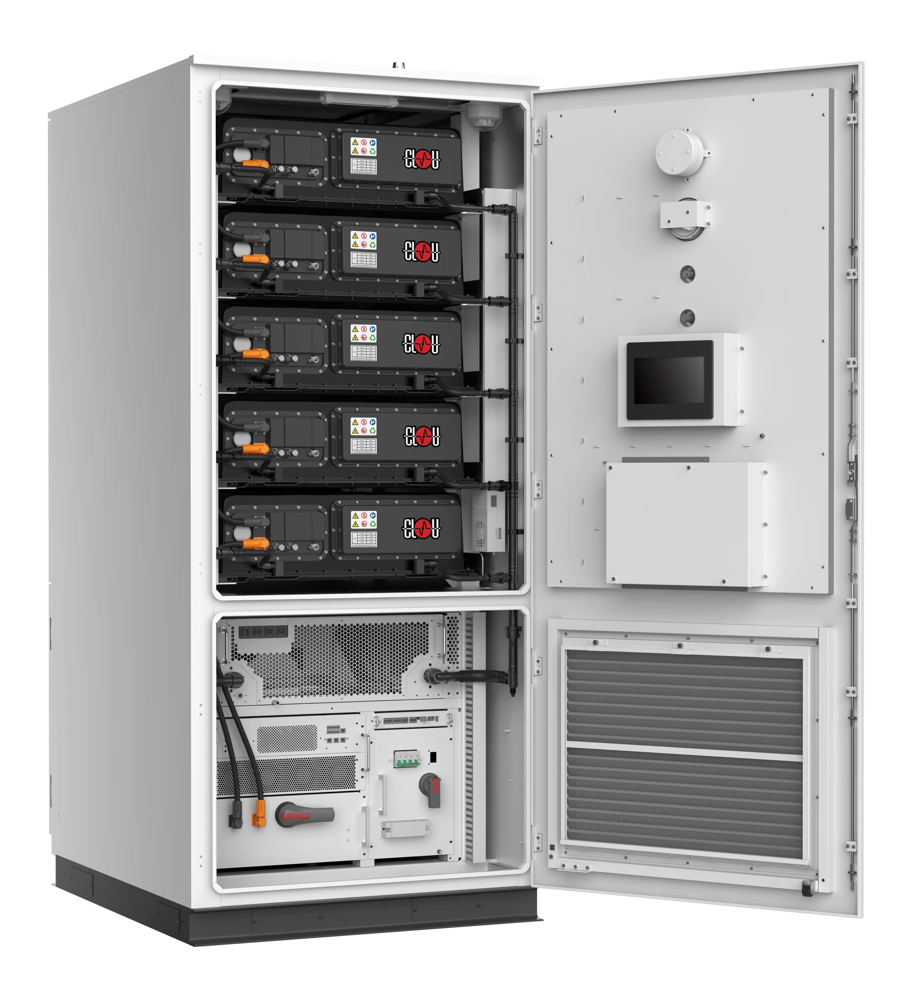 Clou Aqua-E 110kWh/233kWh BESS Cabinet with liquid cooling IP55 - Image 3