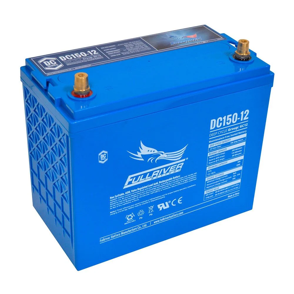 DC150-12 FULLRIVER DC SERIES DEEP CYCLE AGM LEISURE BATTERY 150AH