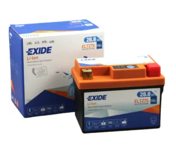 ELTZ7S Exide Li-Ion Lithium Motorbike Battery 12V