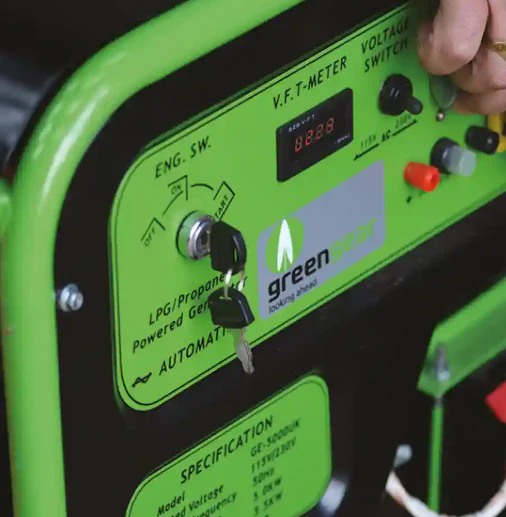 GE 7000UK - 7Kw Gas Generator - Image 4