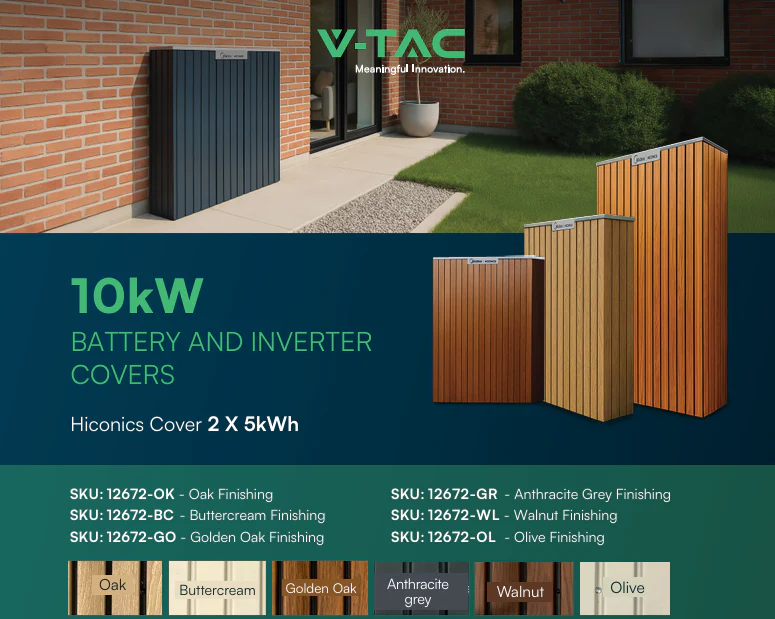 Hiconics Battery Covers 10kW (oak) - Image 4