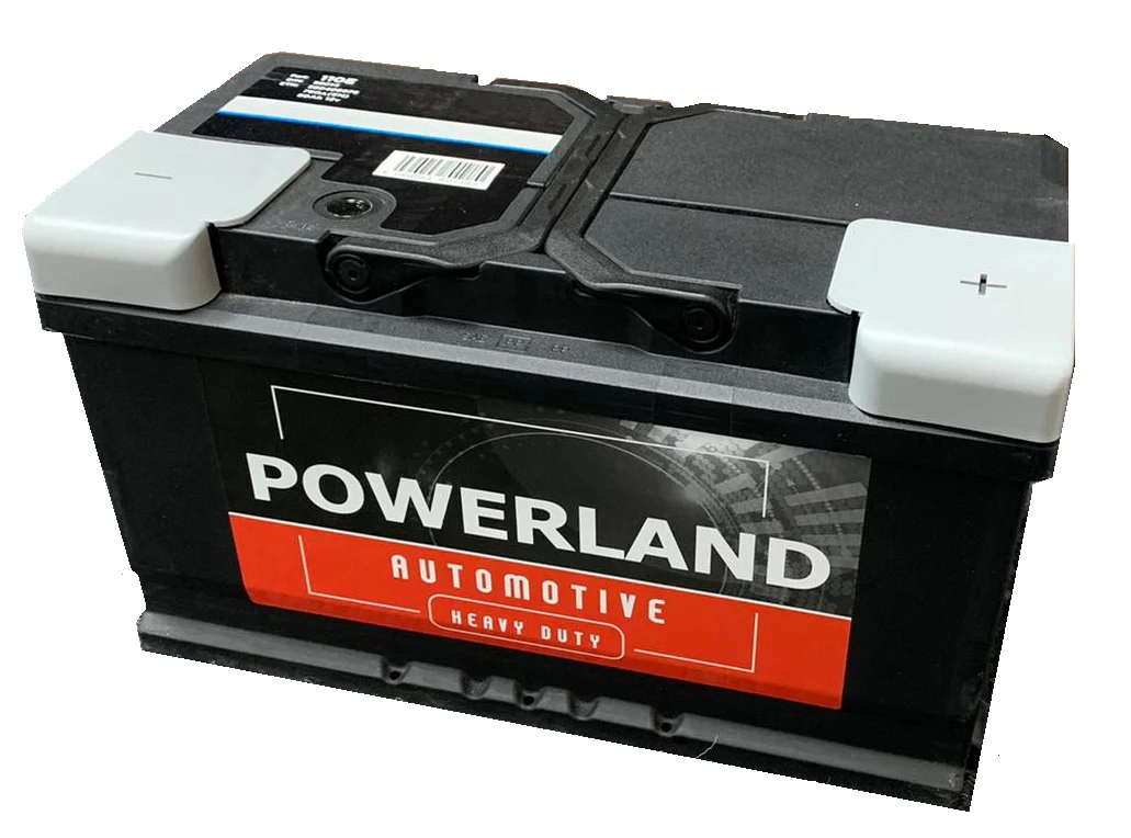 Powerland Battery- Start Stop- AGM115E 12v 80Amps CCA (EN) 800A (Type 115)