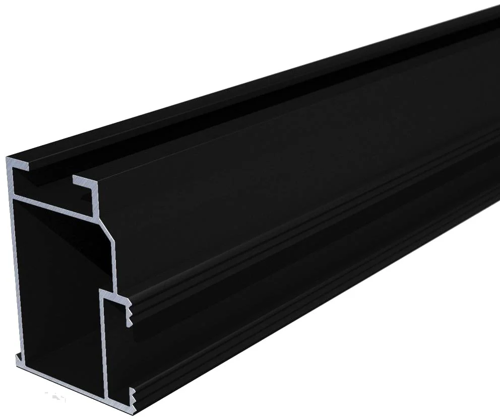 VarioSole+ Mounting rail 50 x 37 x 3600 mm black