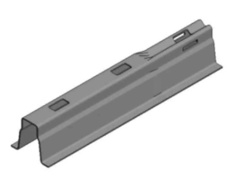 VDV Galv Roof Carrier L=1200x1.5mm + Coupling 87mm