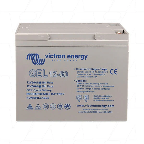 Victron Energy 12V/60Ah Gel Deep Cycle Battery (BAT412550104)