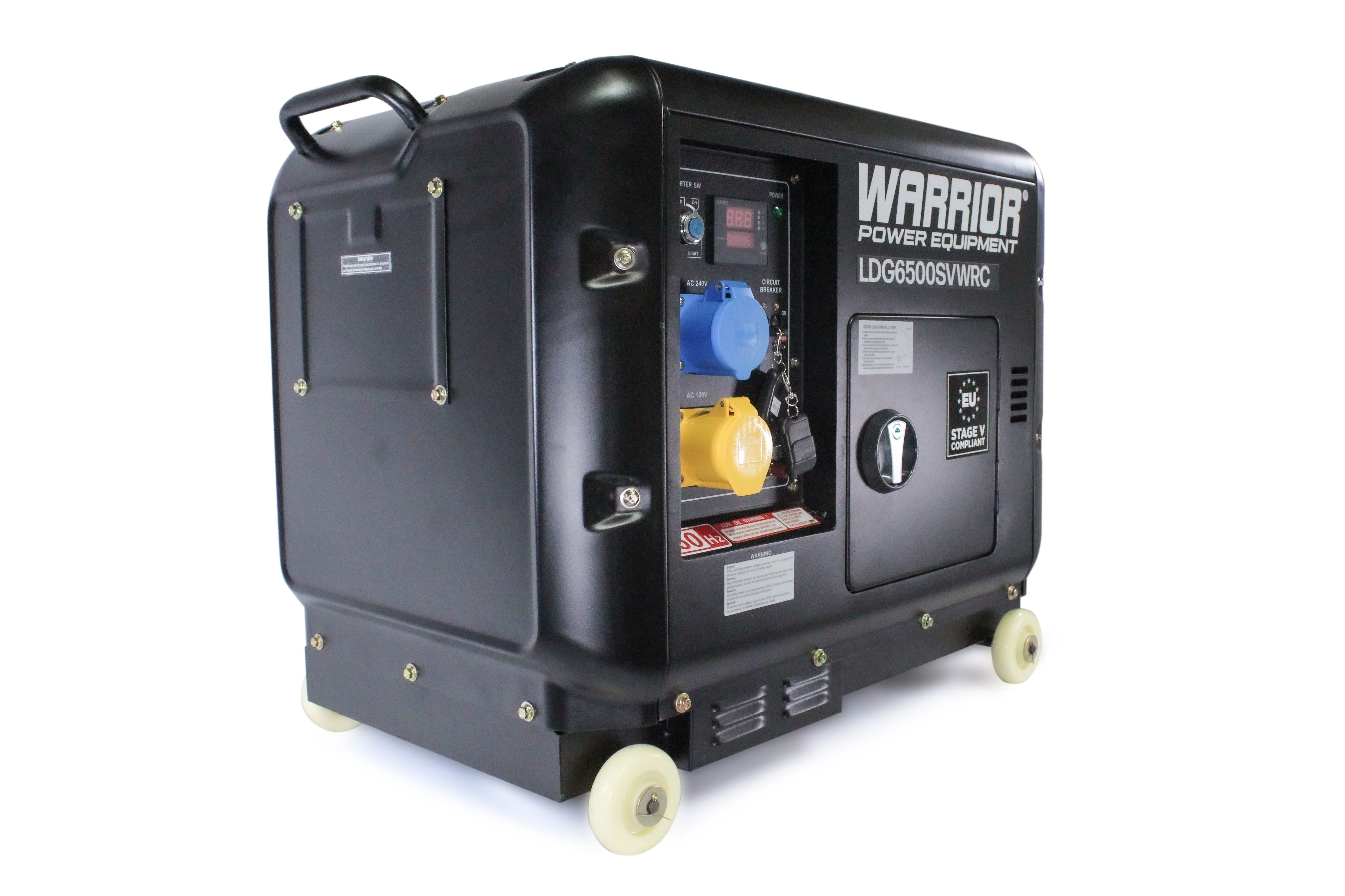 Warrior 5500 Watt Silent Diesel Single Phase Generator with Electric and Remote Start - LDG6500SVWRC - Image 4